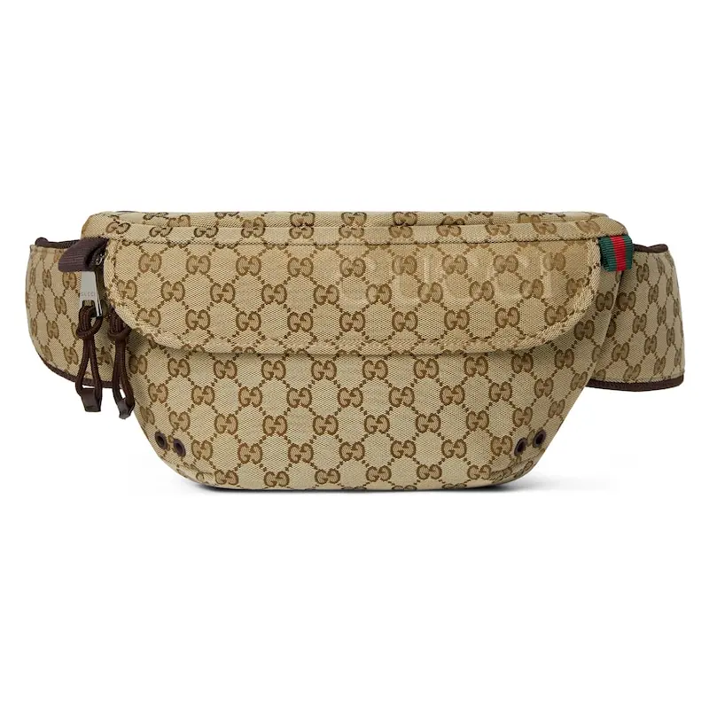 Réplica encontrada
 Gucci Bolsos Bolsa de Cinturón y Riñonera Beige Marrón Hombres Lona Nylon Colección otoño – invierno Fashion Pantalones deportivos