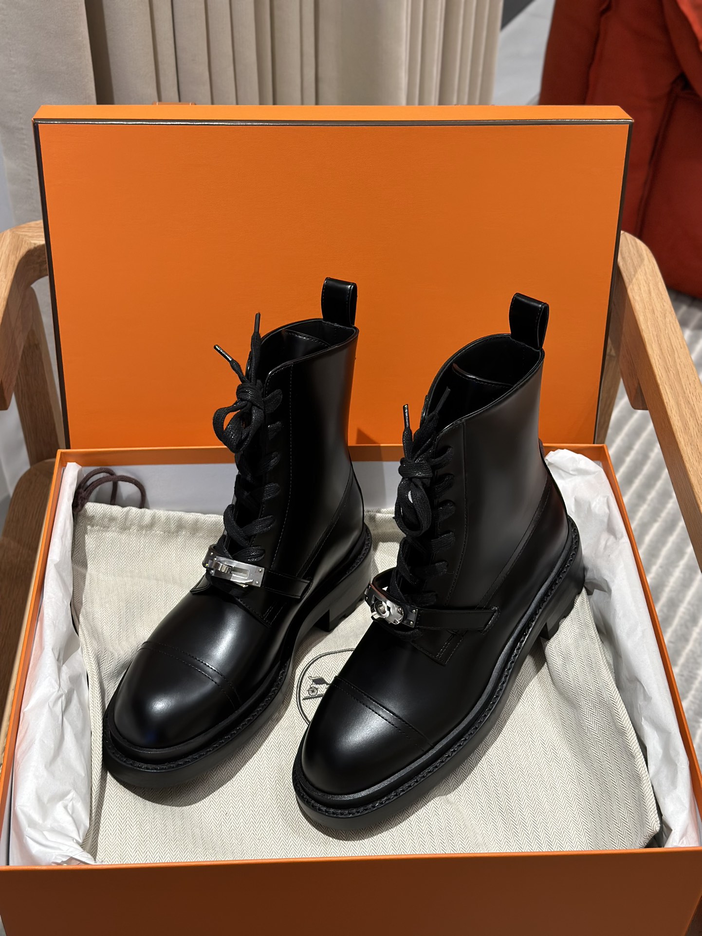 Hermes Kelly Designer
 Boots Calfskin Cowhide Fashion