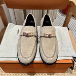 Hermes Kelly Online
 Shoes Loafers Calfskin Cowhide Genuine Leather Fashion Casual