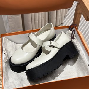 Replica Online Hermes Shoes Loafers Calfskin Cowhide Fall/Winter Collection