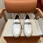 Hermes Kelly Shoes Loafers UK Sale
 Calfskin Cowhide Fashion Casual