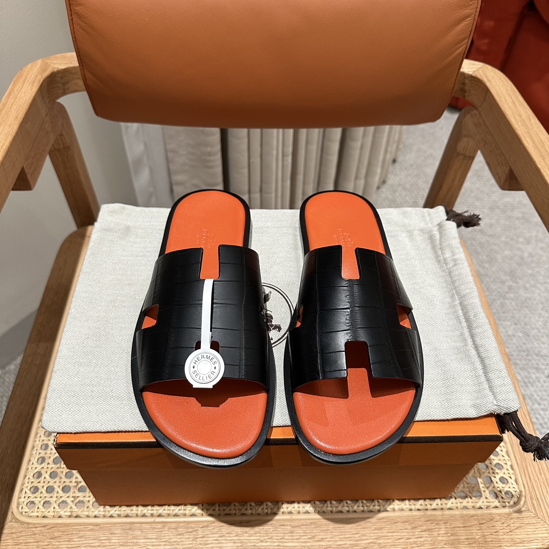 Luxury Shop
 Hermes Shoes Slippers