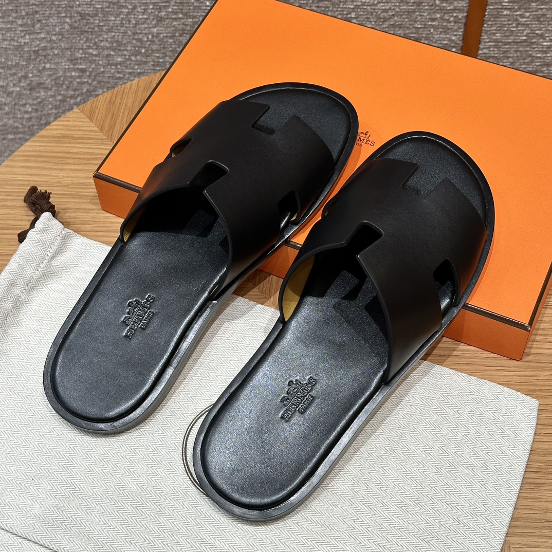 에르메스 블랙 슬리퍼 레플리카 8361