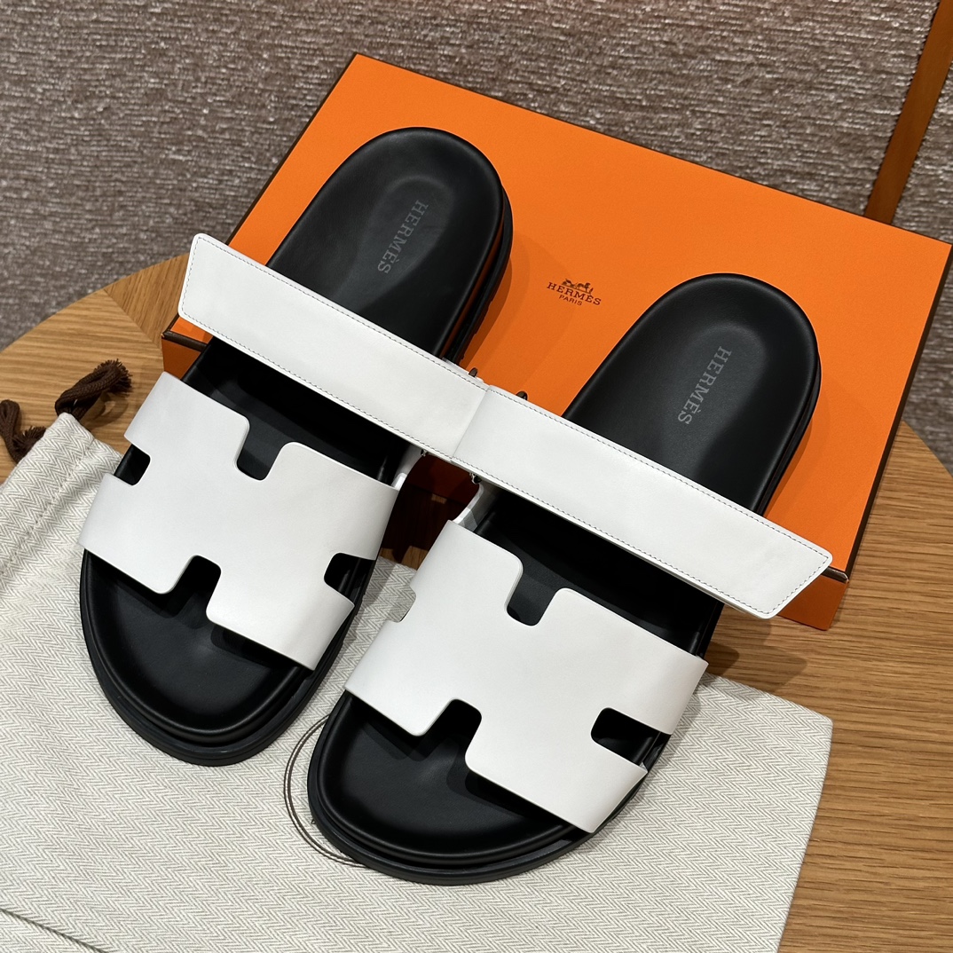 HERMES Chyper サンダル ビーチサンダル メンズ 春秋用 ファッション クラシック