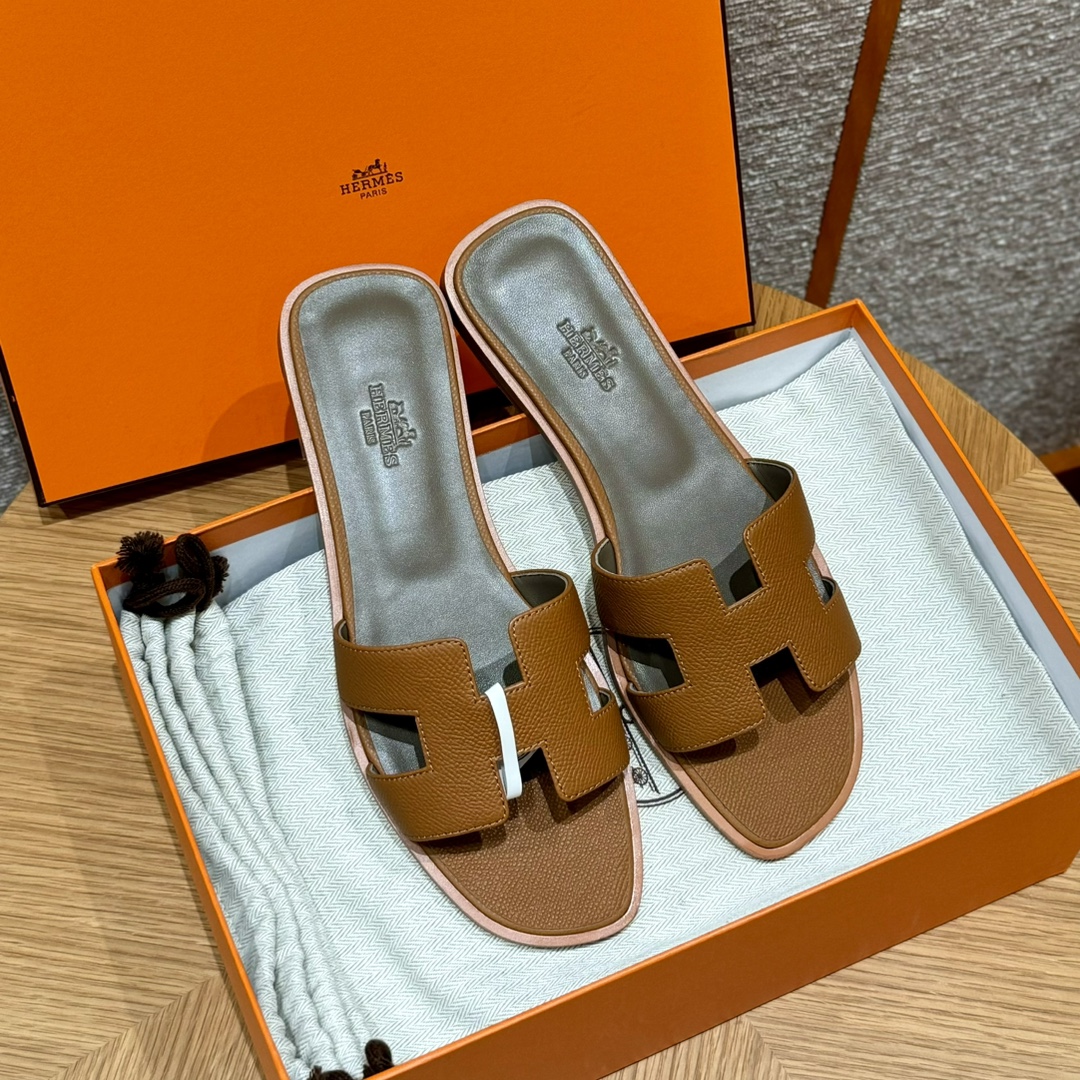 에르메스 오란 브라운 골드 샌들 레플리카 8306