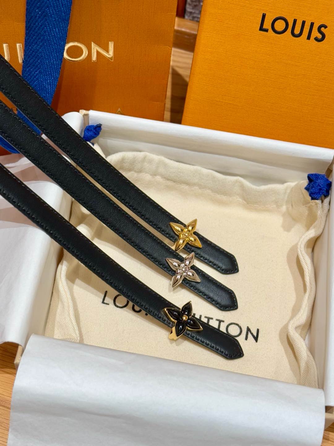 루이비통 모노그램 캔버스 양면 벨트 상세 이미지 3