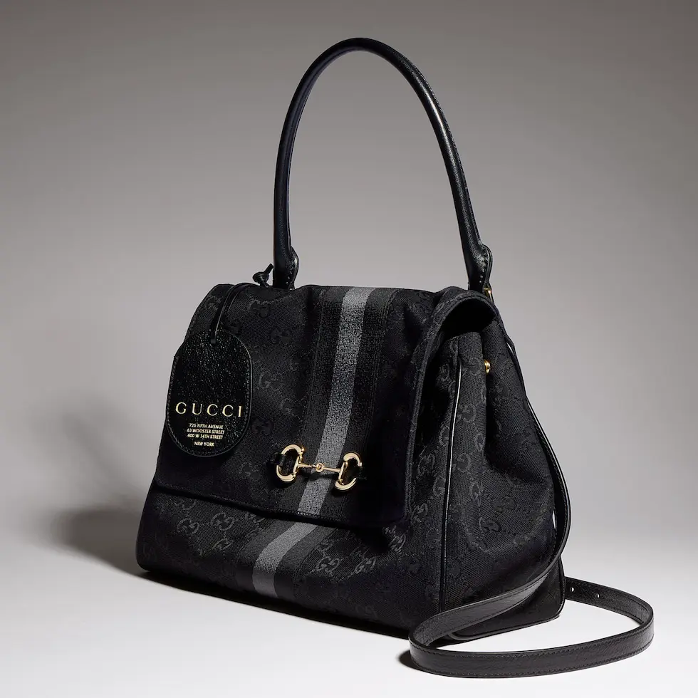 Gucci Horsebit Web GG Black shoulder everyday