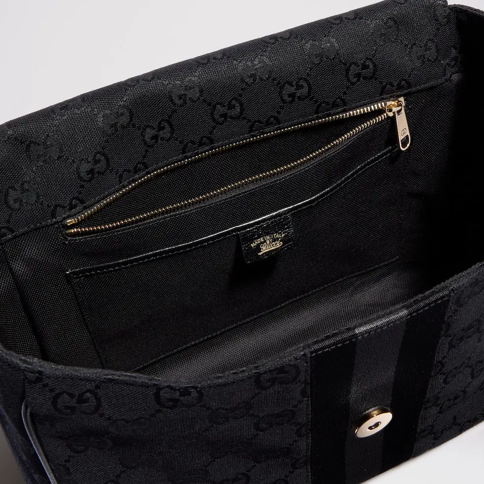 Gucci Horsebit Web GG Black shoulder everyday