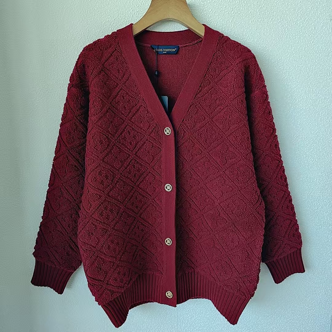 NO:696948,Ljia*pocket V-neck knitted cardigan SML,,louis vuitton,19860909L家*口袋V领针织开衫SML,,louis vuitton,,Women's clothing