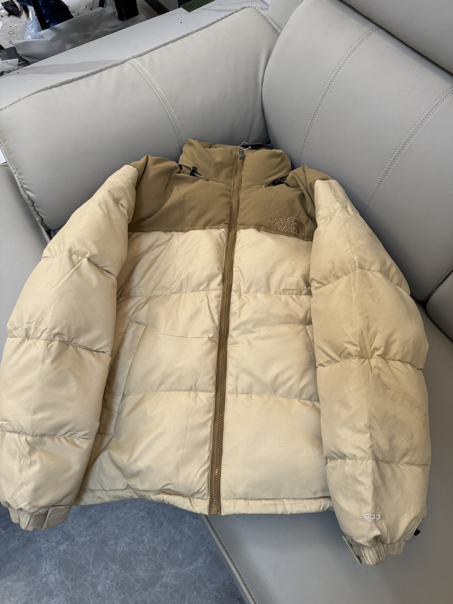 The North Face Clothing Down Jacket Embroidery