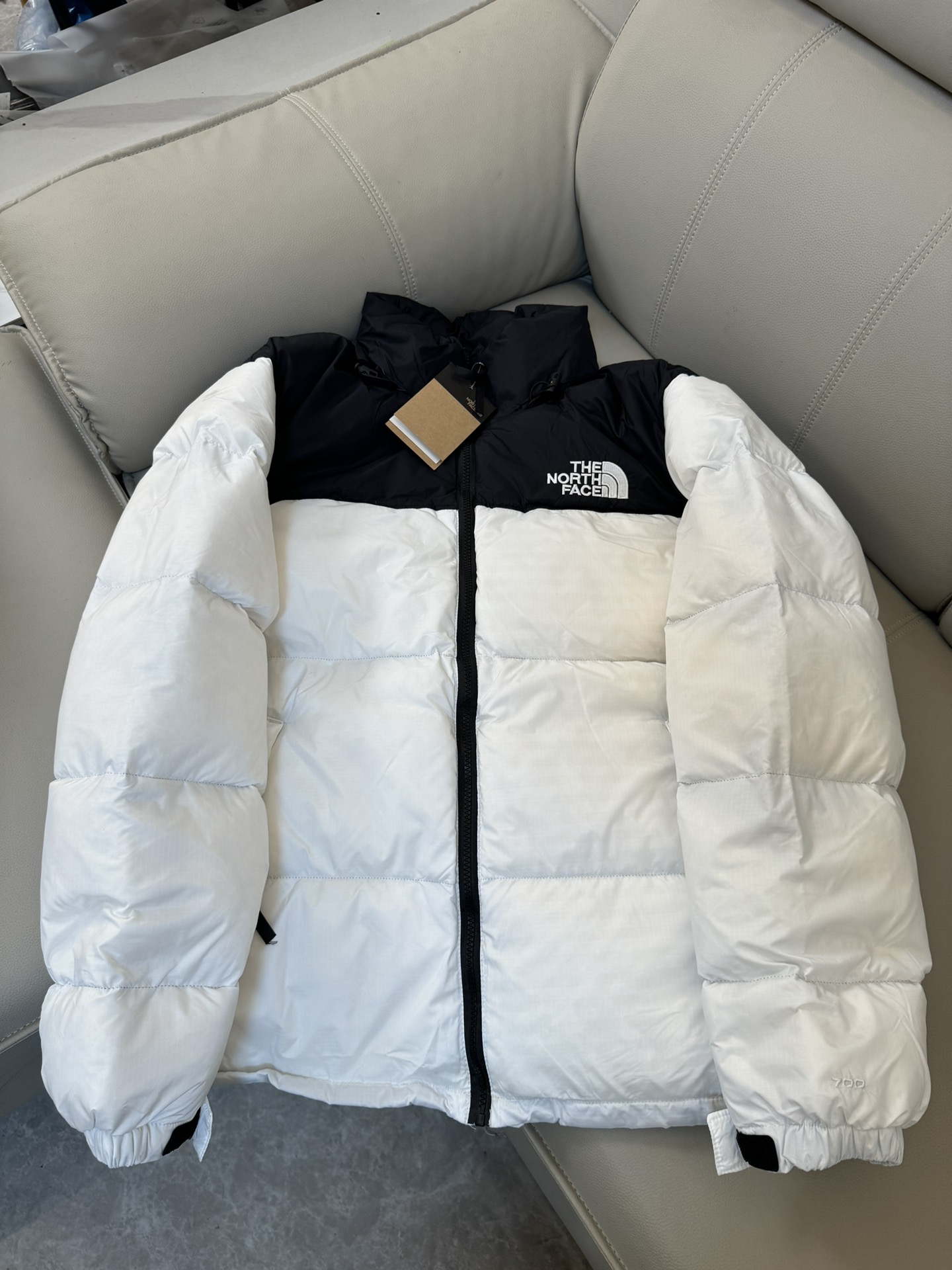 The North Face Clothing Down Jacket Embroidery