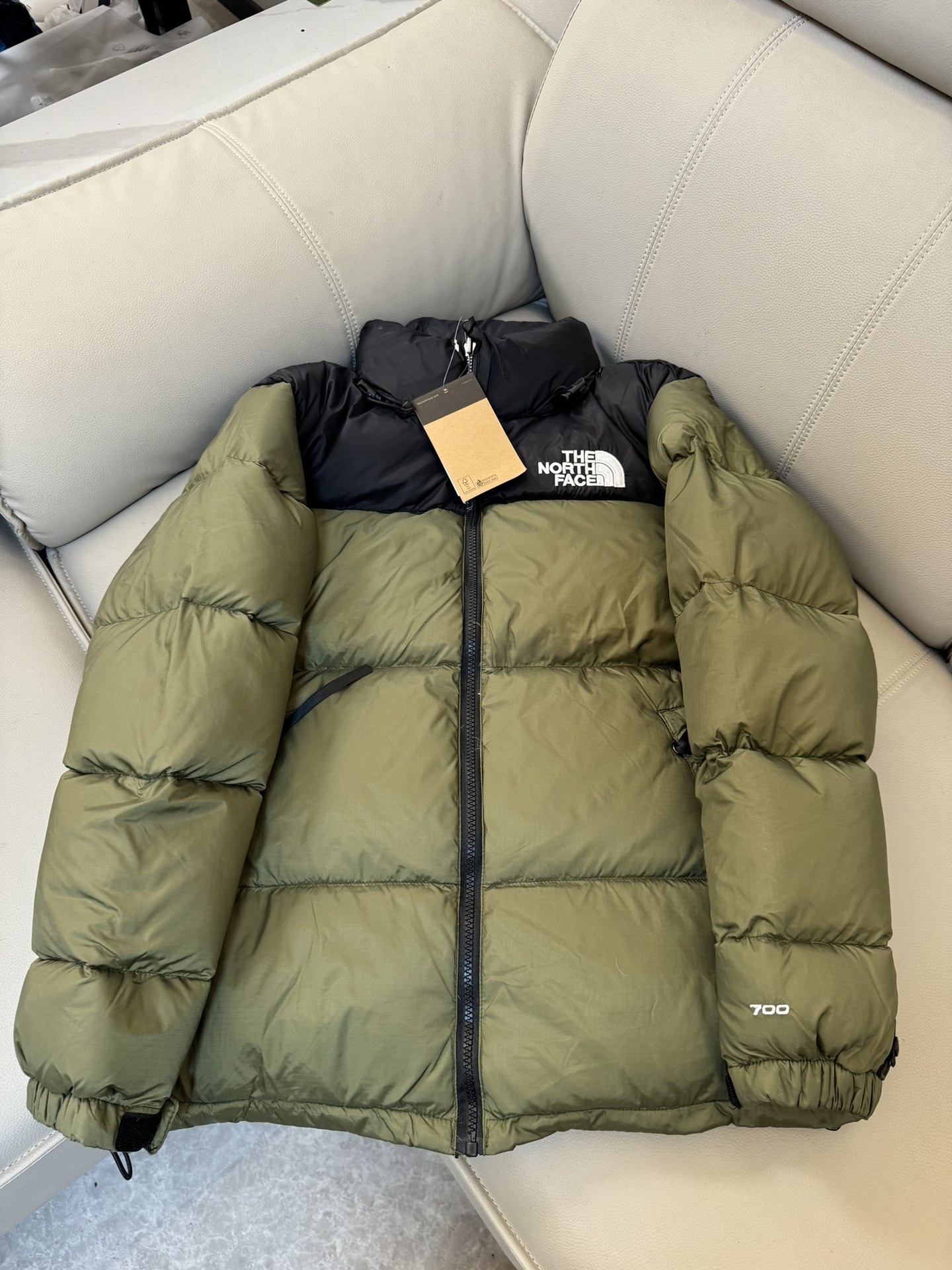 The North Face Clothing Down Jacket Embroidery