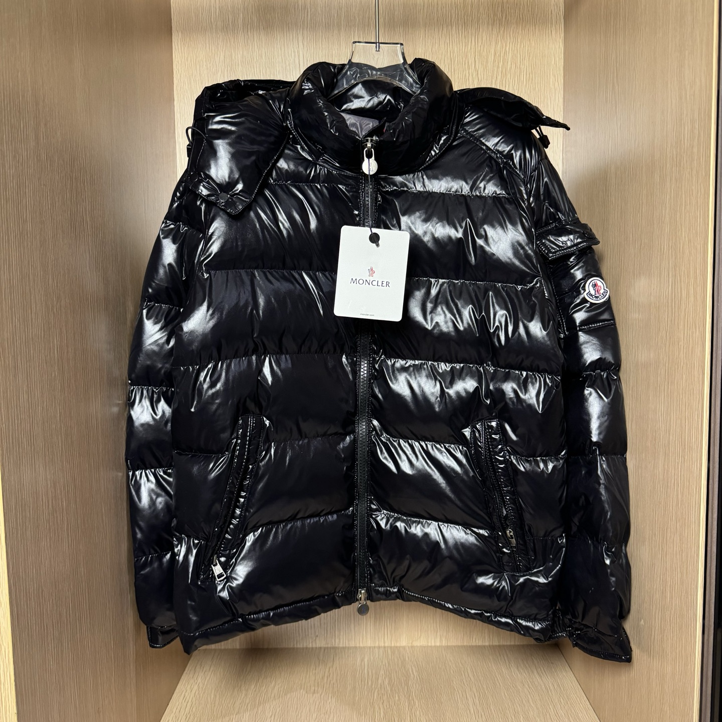 Moncler Maya Black Down Puffer Jacket | Iconic 80s Style, Modern Edge
