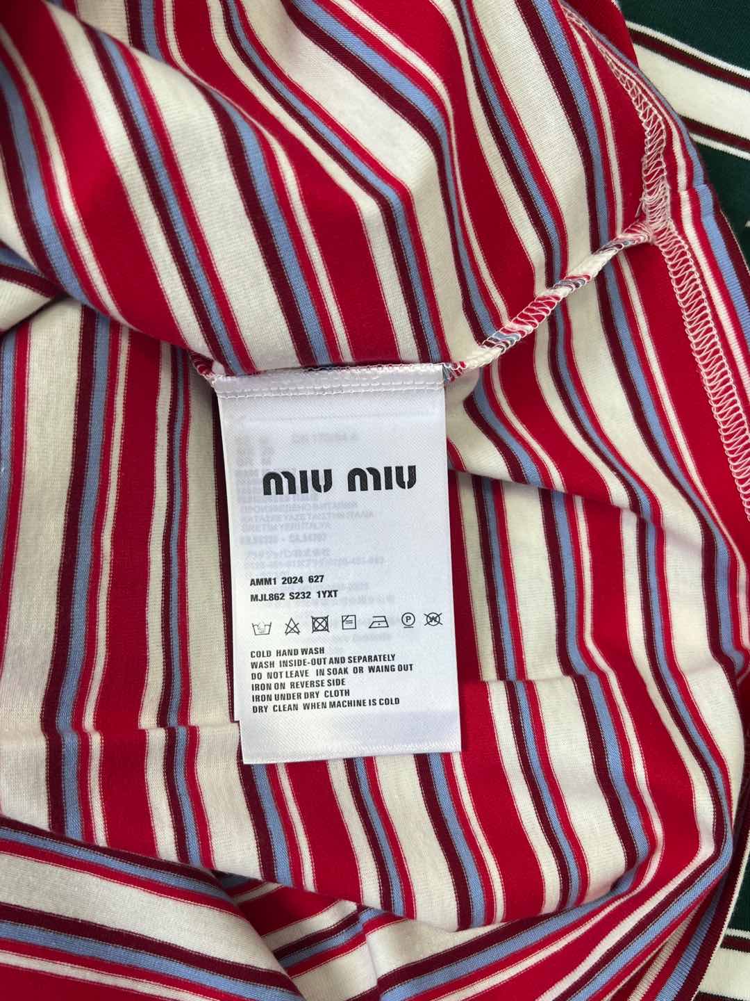 25-Year-Old New Miu T-Shirts: Official Funds, Pure Cotton, Classic Design, Recommended Colors - 图片 8