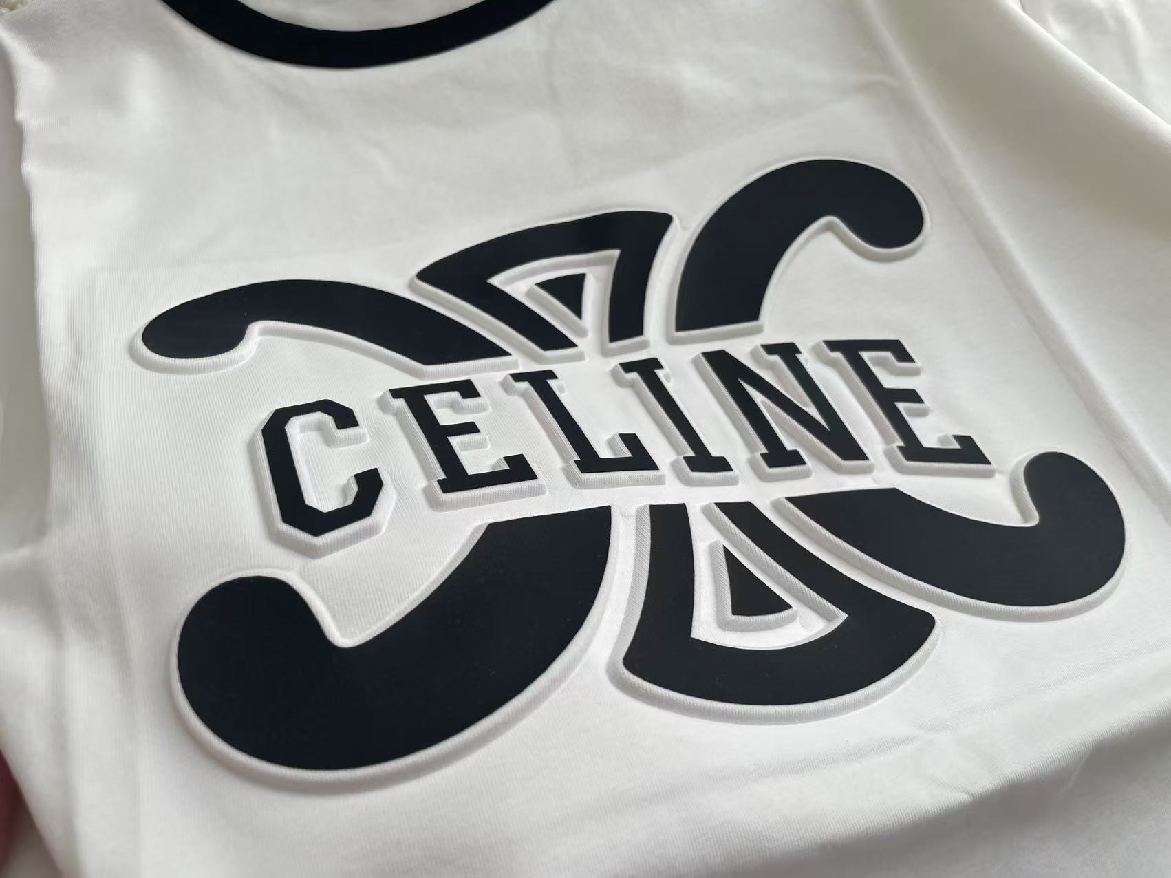 Celine 26夏季新款 立体Logo凯旋门短袖T恤 两色SML
