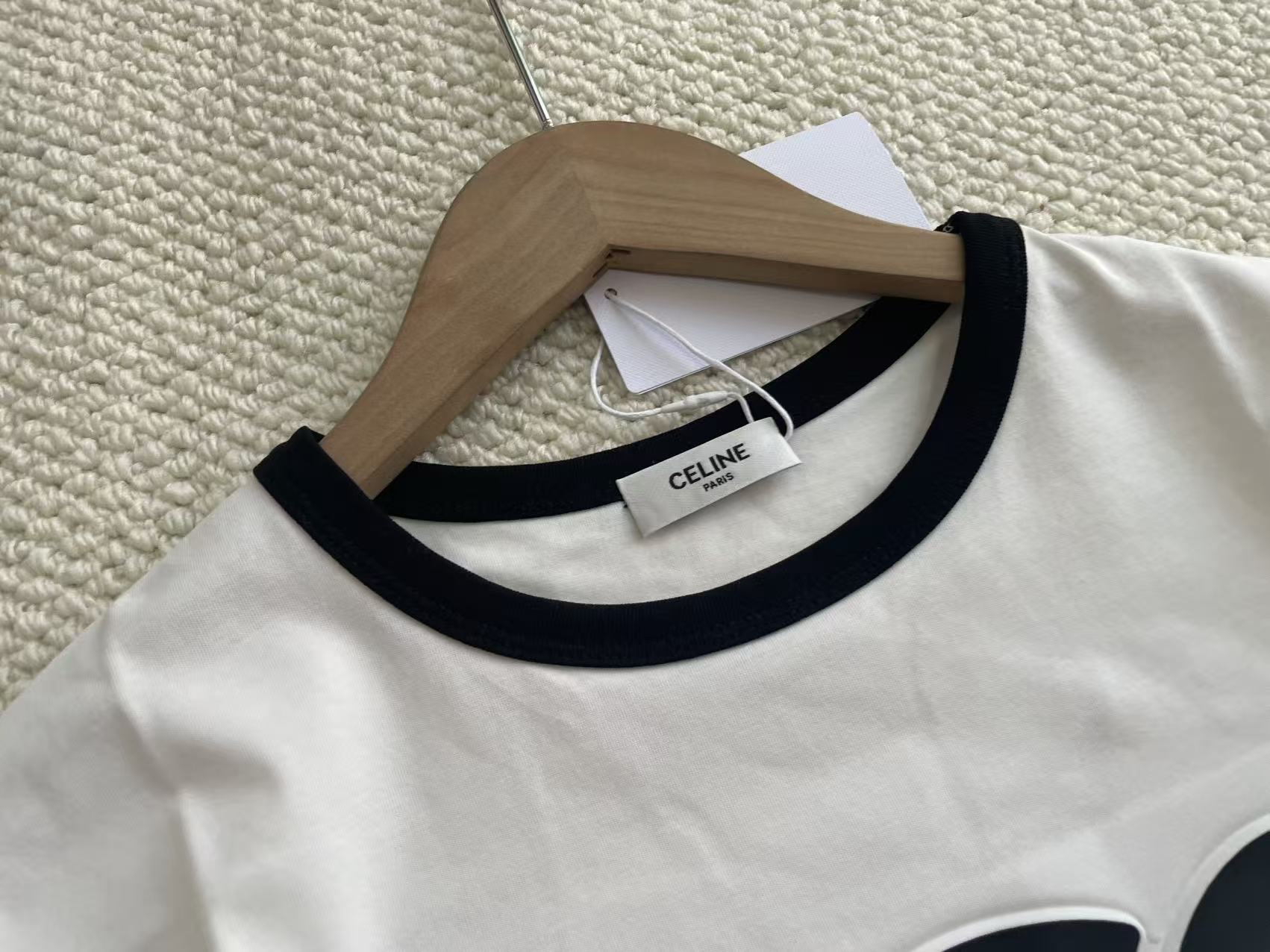 Celine 26夏季新款 立体Logo凯旋门短袖T恤 两色SML