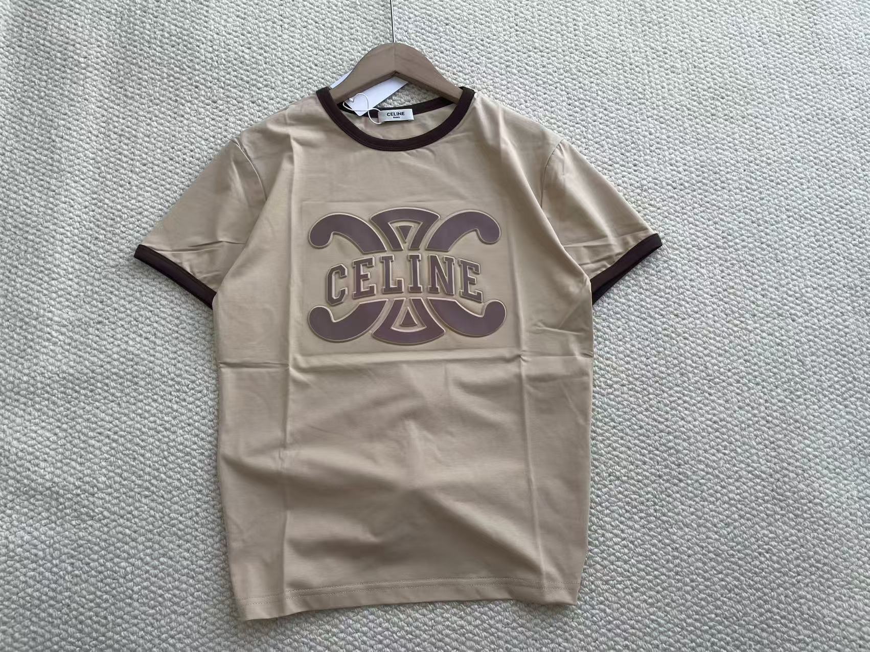 Celine 26夏季新款 立体Logo凯旋门短袖T恤 两色SML