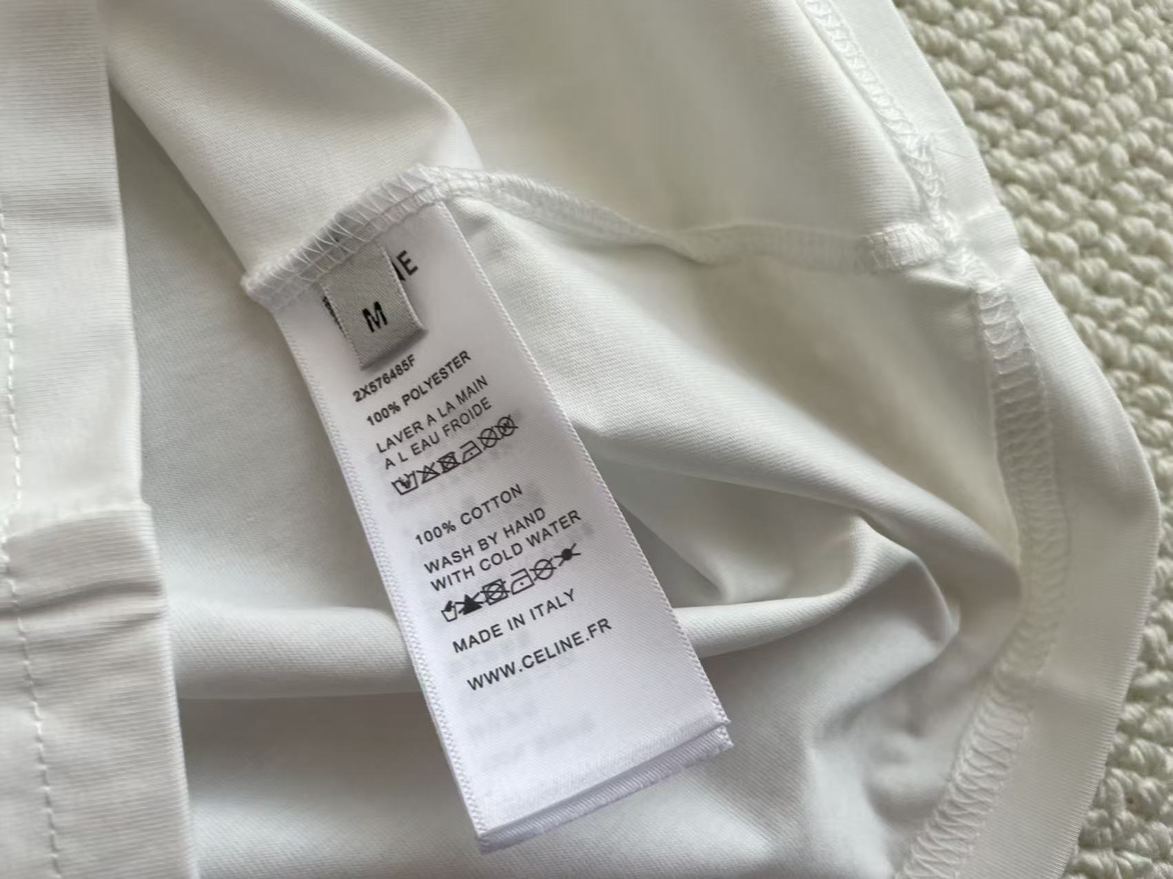 Celine 26夏季新款 立体Logo凯旋门短袖T恤 两色SML