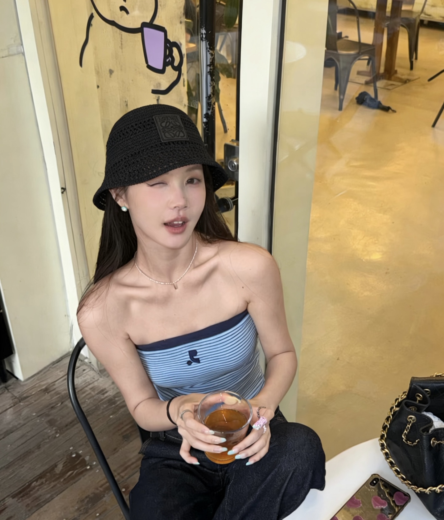 로에베 밀짚 어부 모자 상세 이미지 6
