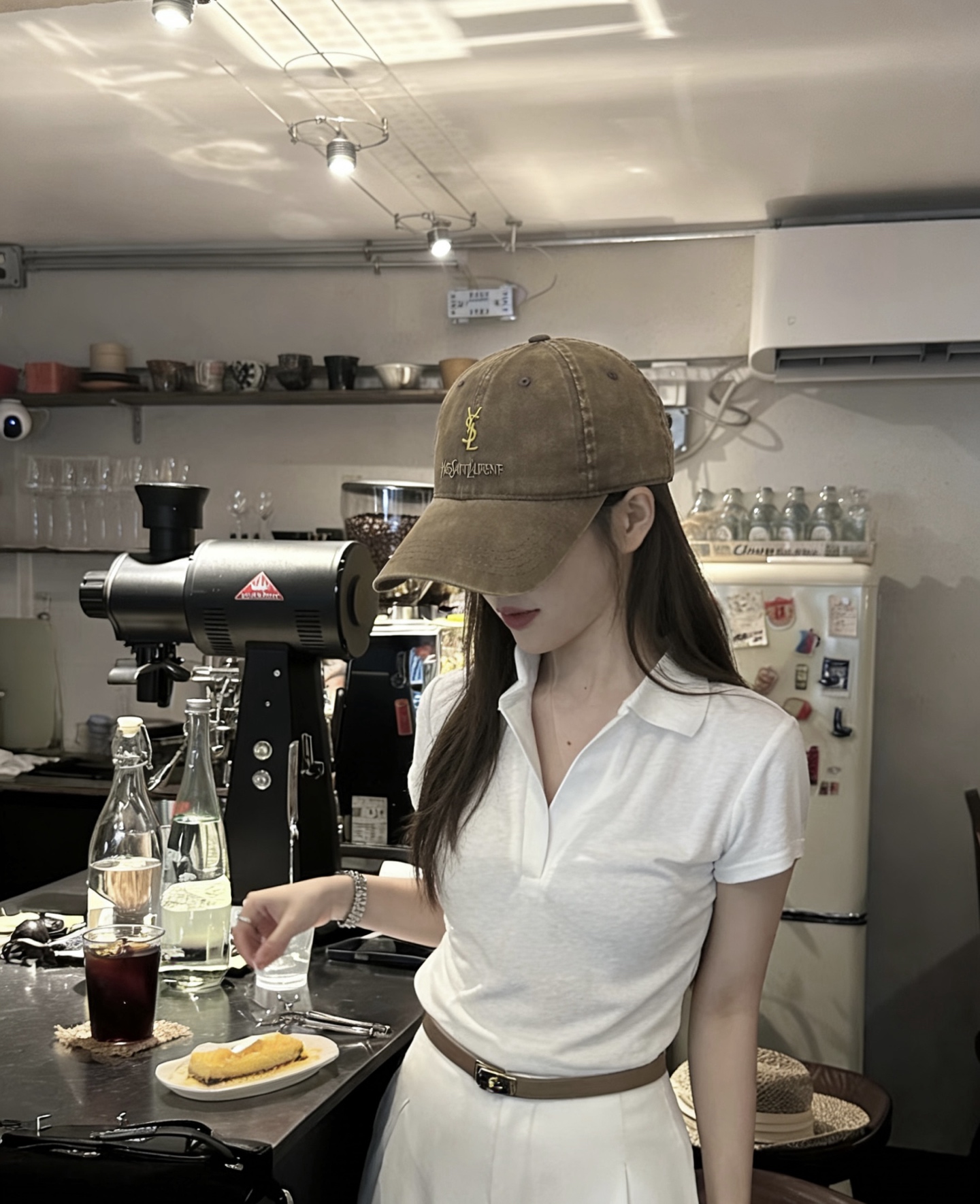 Saint Laurent Ysl老钱风新款棒球帽