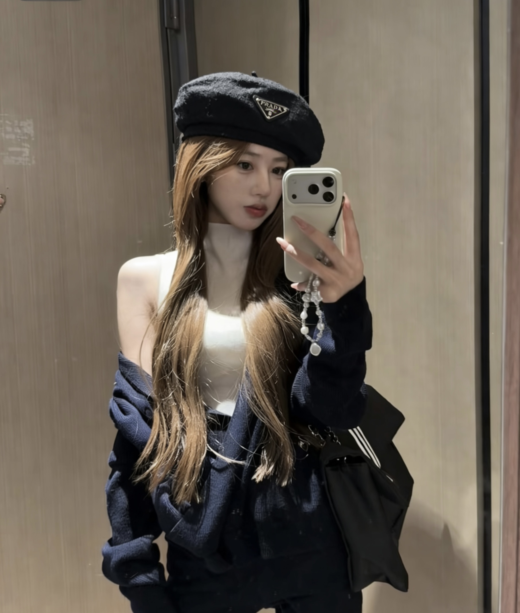 🎀PRADA 轻奢高级感贝雷帽
