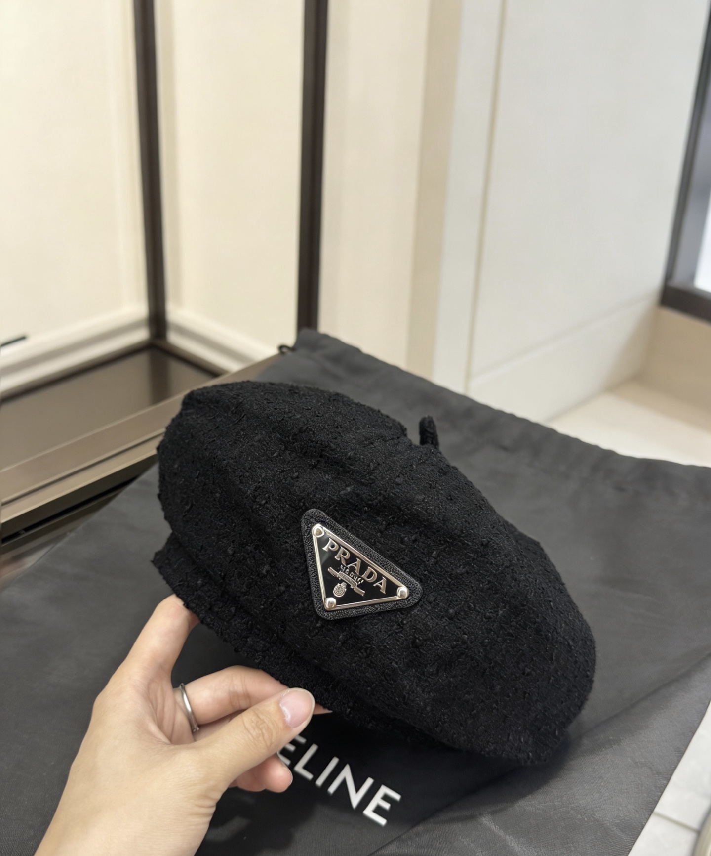 🎀PRADA 轻奢高级感贝雷帽