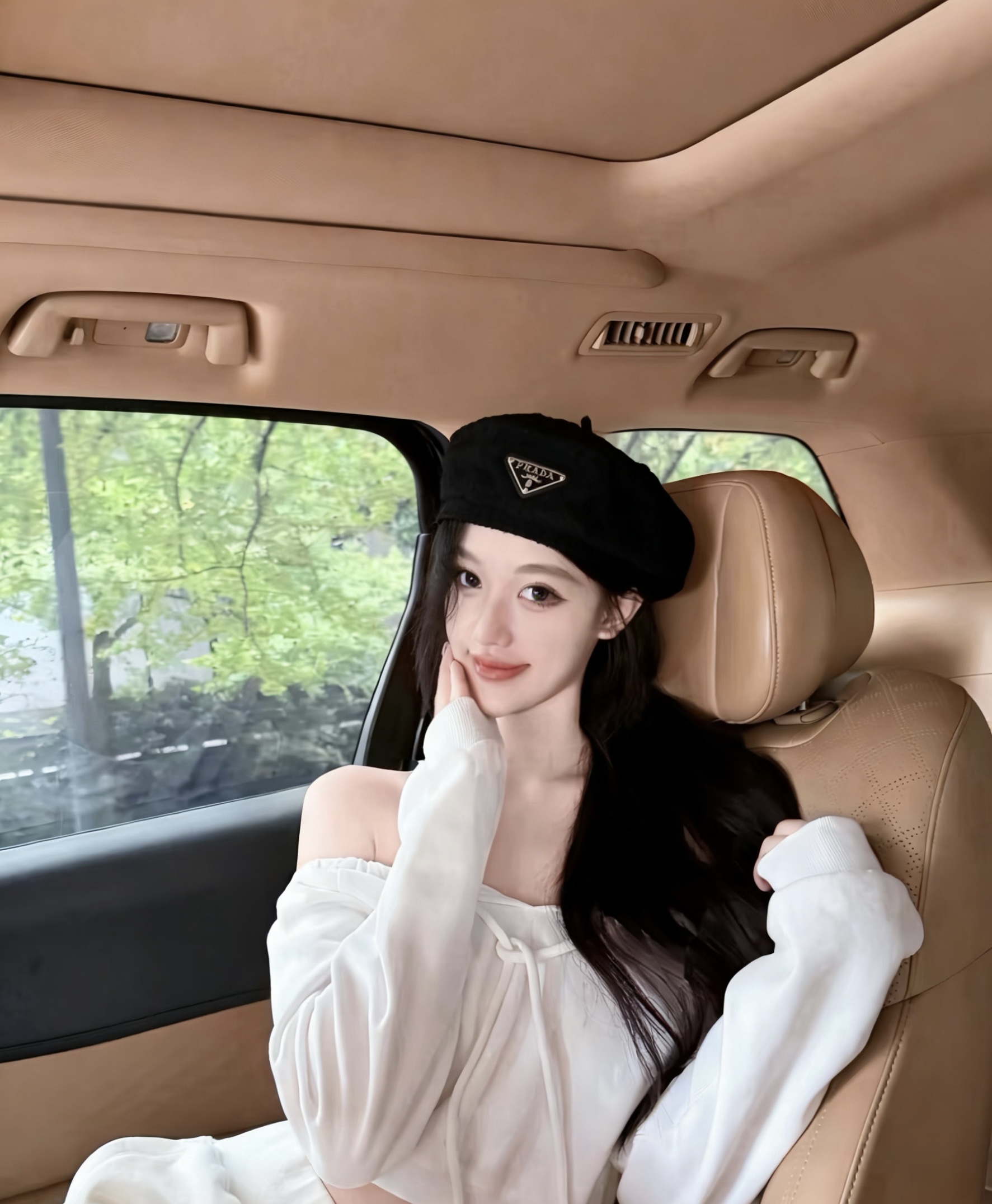 🎀PRADA 轻奢高级感贝雷帽