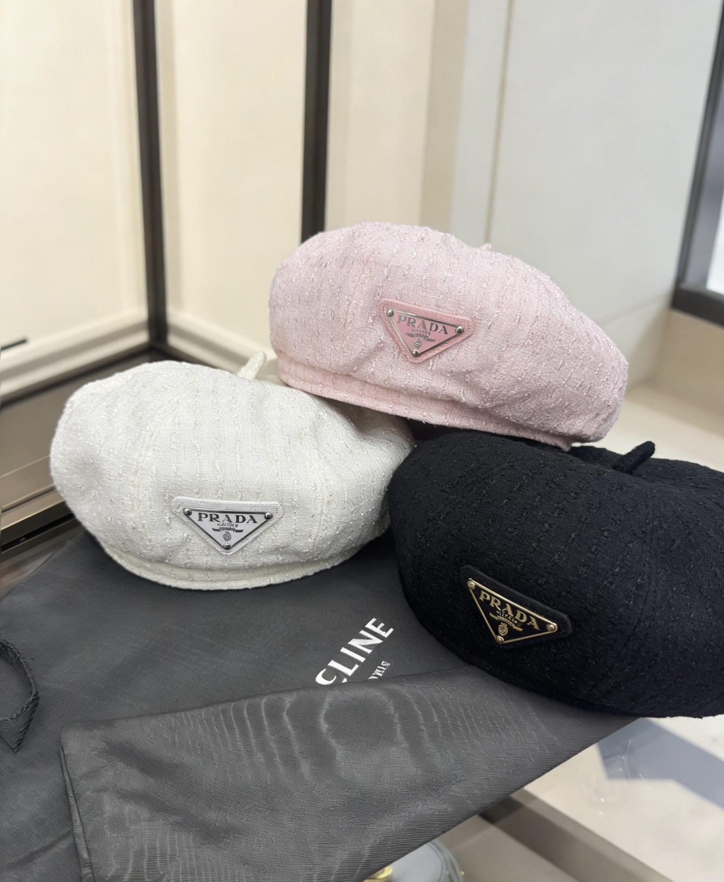 🎀PRADA 轻奢高级感贝雷帽