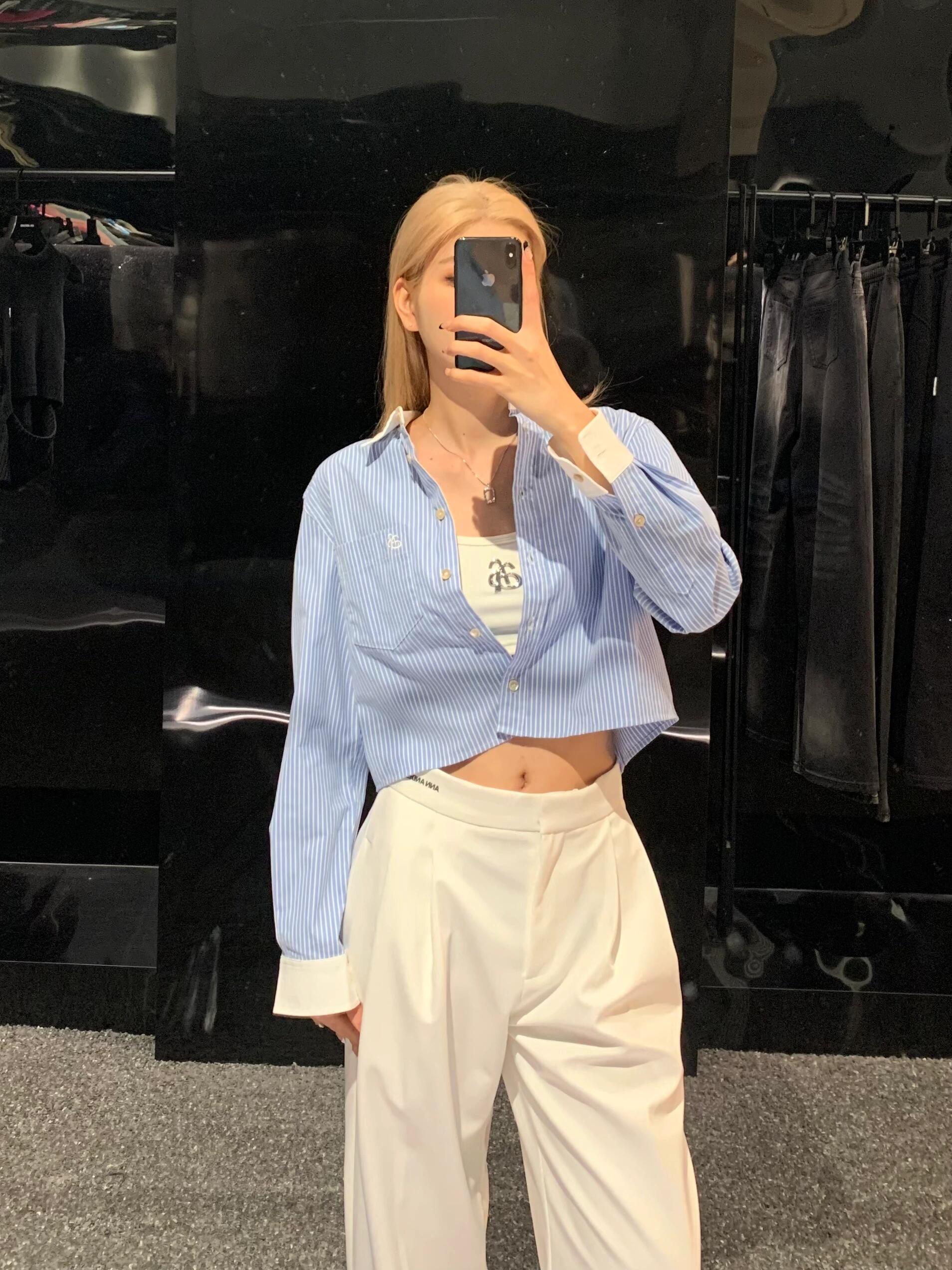 NO:298396,versatile shirts, shirts,alexander wang19860909百搭衬衫,,shirts,alexander wang,Women's clothing