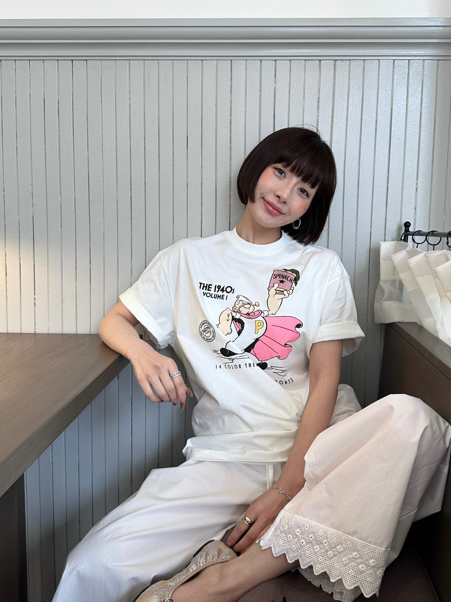 NO:333872,Very beautiful T-shirt suitable for spring and summer, interesting prints on the back, tees, t-shirt, alexander wang19860909好适合春夏的漂亮T恤,后背趣味印花,,tees，t-shirt,alexander wang,Women's clothing