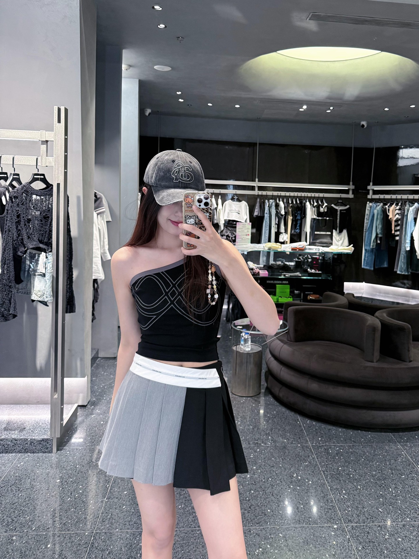 NO:423702,Very versatile wool suit skirt, skirts, business suit, alexander wang19860909很百搭的羊毛西装短裙,,skirts,business suit,alexander wang,Women's clothing