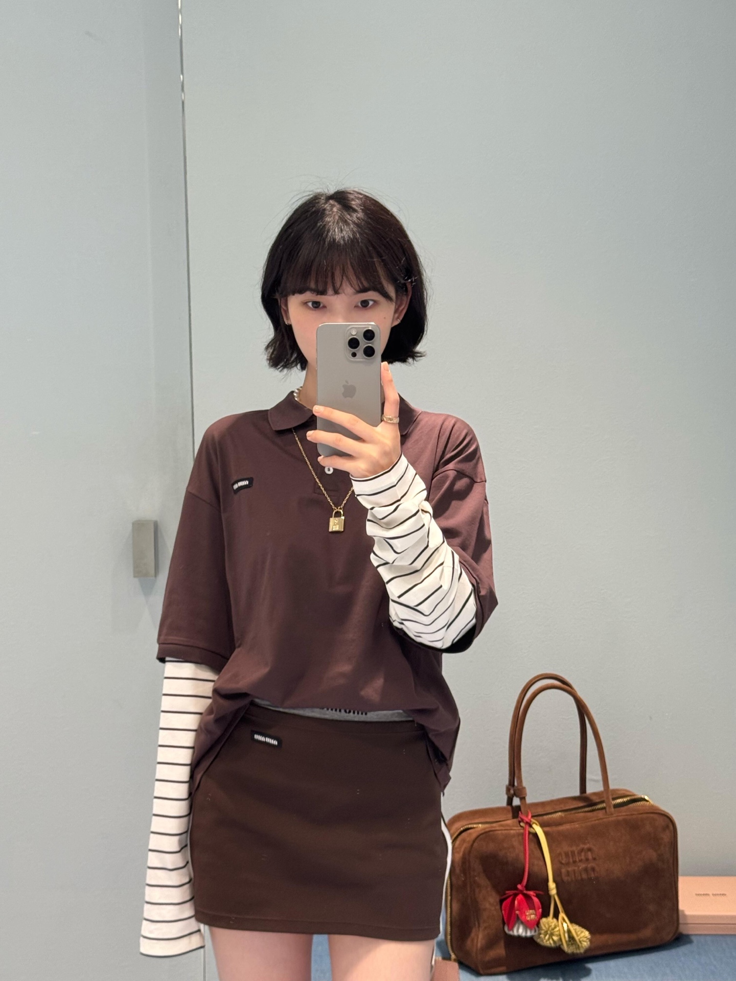 NO:436867,Fake two-piece splicing sleeve design, new style in early autumn ~, alexander wang19860909假两件拼接袖设计,早秋新款～,,alexander wang,Women's clothing