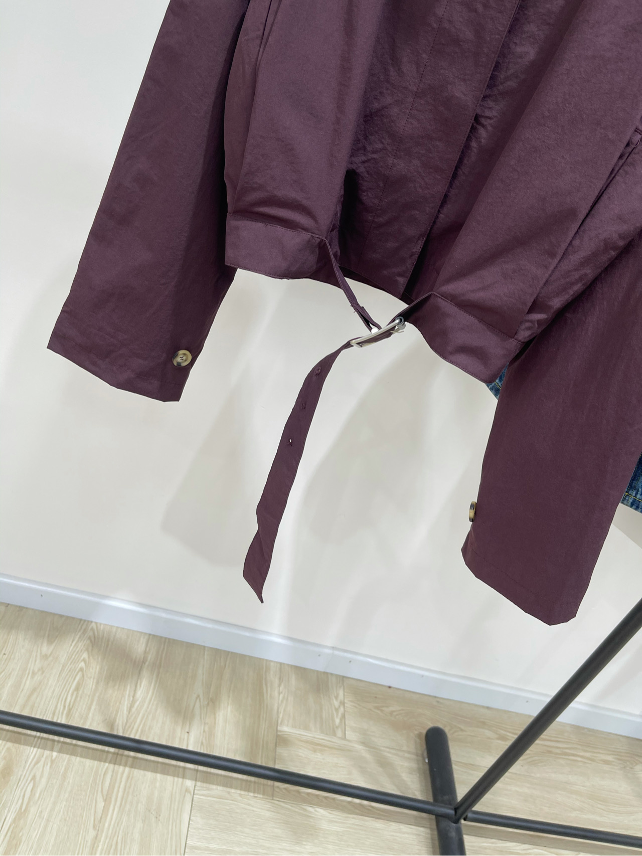 【loe酒红色立领短款夹克外套】🔺，面料：棉+锦纶颜色：酒红罗意威早秋新款，艺术🎨与穿搭双向奔赴🍂酒红短