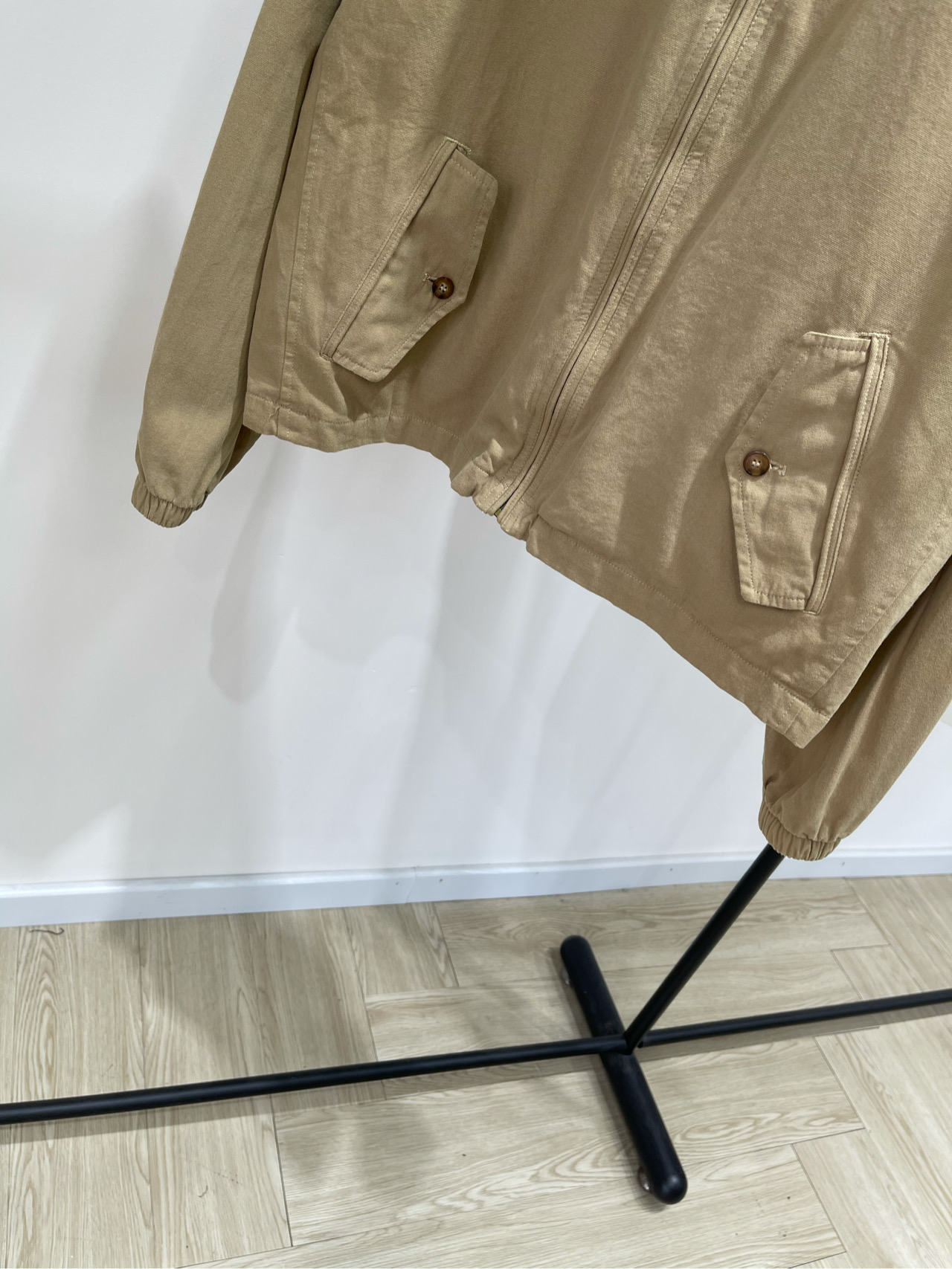 【拉夫卡其色立领老干部夹克】🔺，面料：全棉颜色：卡其色早秋夹克穿搭！沉迷于老钱风无法自拔！Ralph L