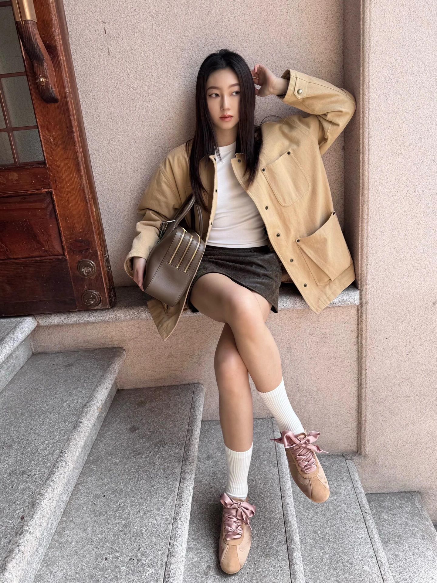 NO:465456,Khaki, cool and cool, alexander wang19860909卡其色,又酷又飒,,alexander wang,Women's clothing