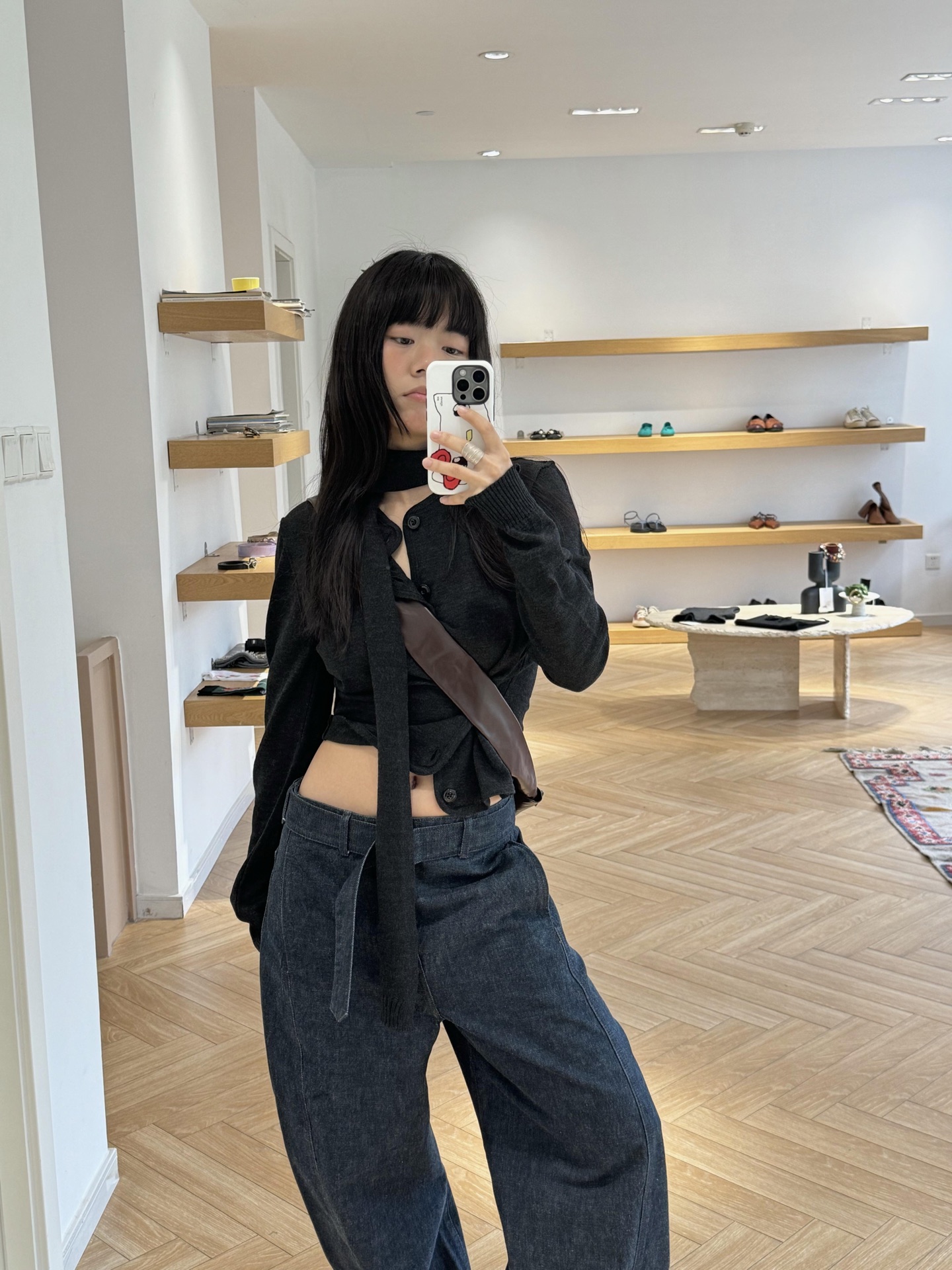 NO:476608,Super beautiful pair of scimitar jeans, jeans, alexander wang19860909超好看的一条弯刀牛仔裤,,jeans,alexander wang,Women's clothing