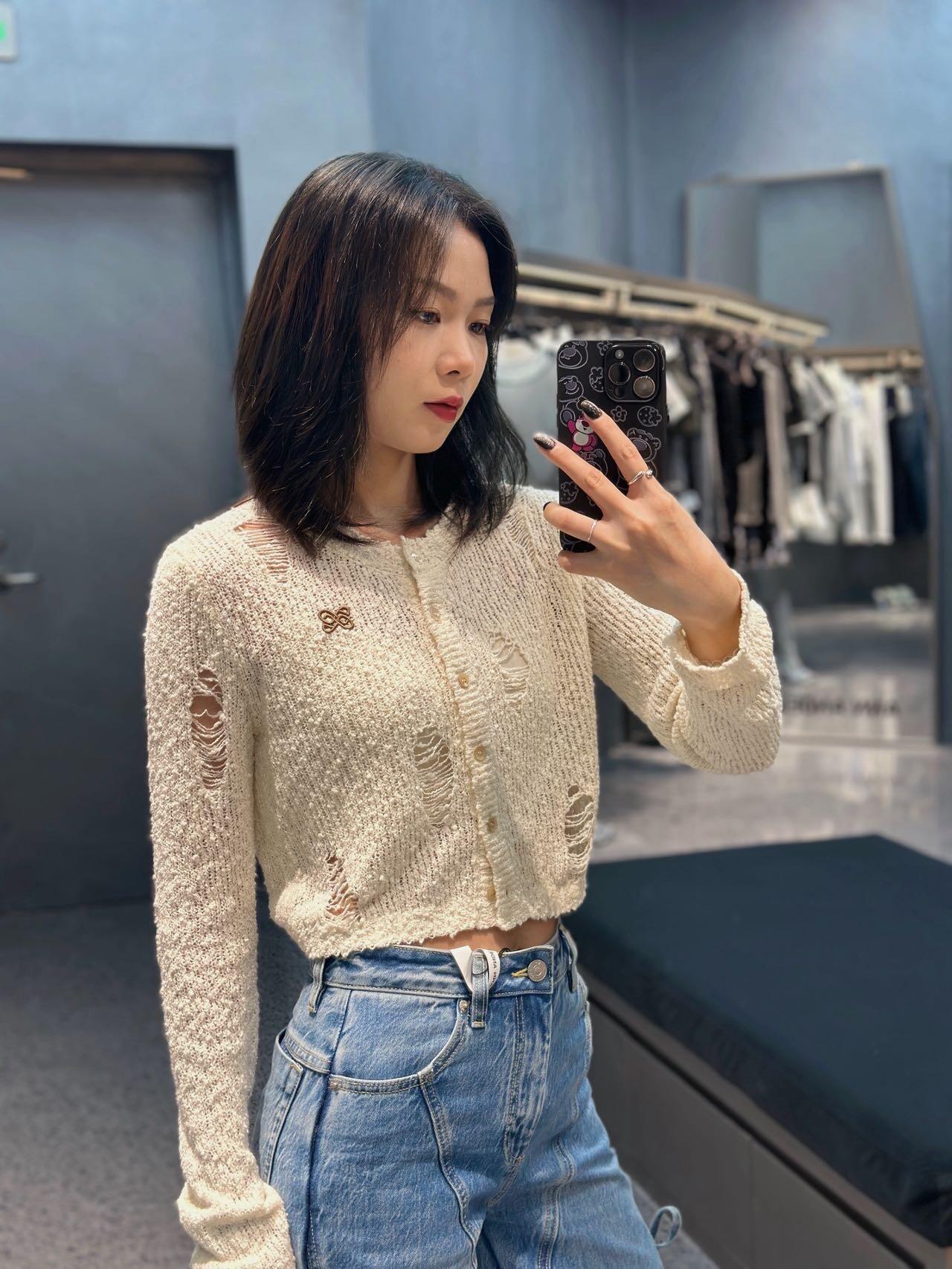 NO:479628,Heavy Industry Hollow Cardigan, Alexander Wang19860909重工镂空开衫,,alexander wang,Women's clothing