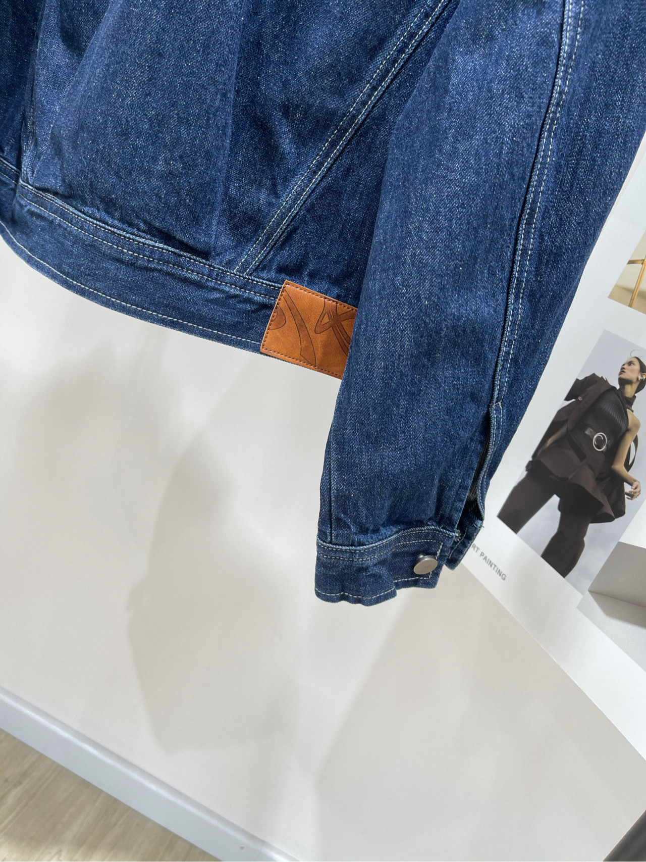 【Ash深蓝原色拉链牛仔外套】🔺，面料：牛仔棉颜色：深蓝AIM SH经典短款休闲口袋原色牛仔外套夹克谁懂