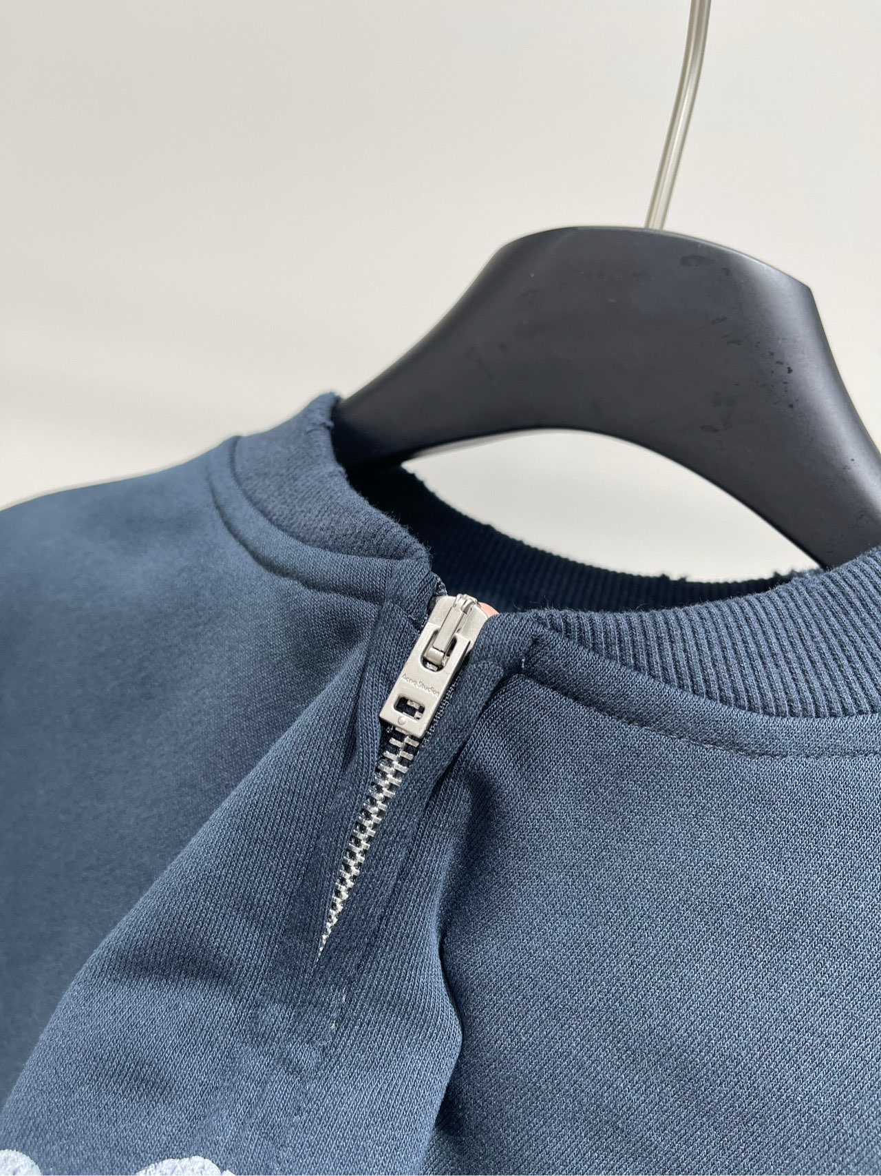 【AC藏蓝字母印花棒球卫衣外套】🔺，面料：全棉毛圈棉颜色：藏蓝Acne Studio 1996经典与新款