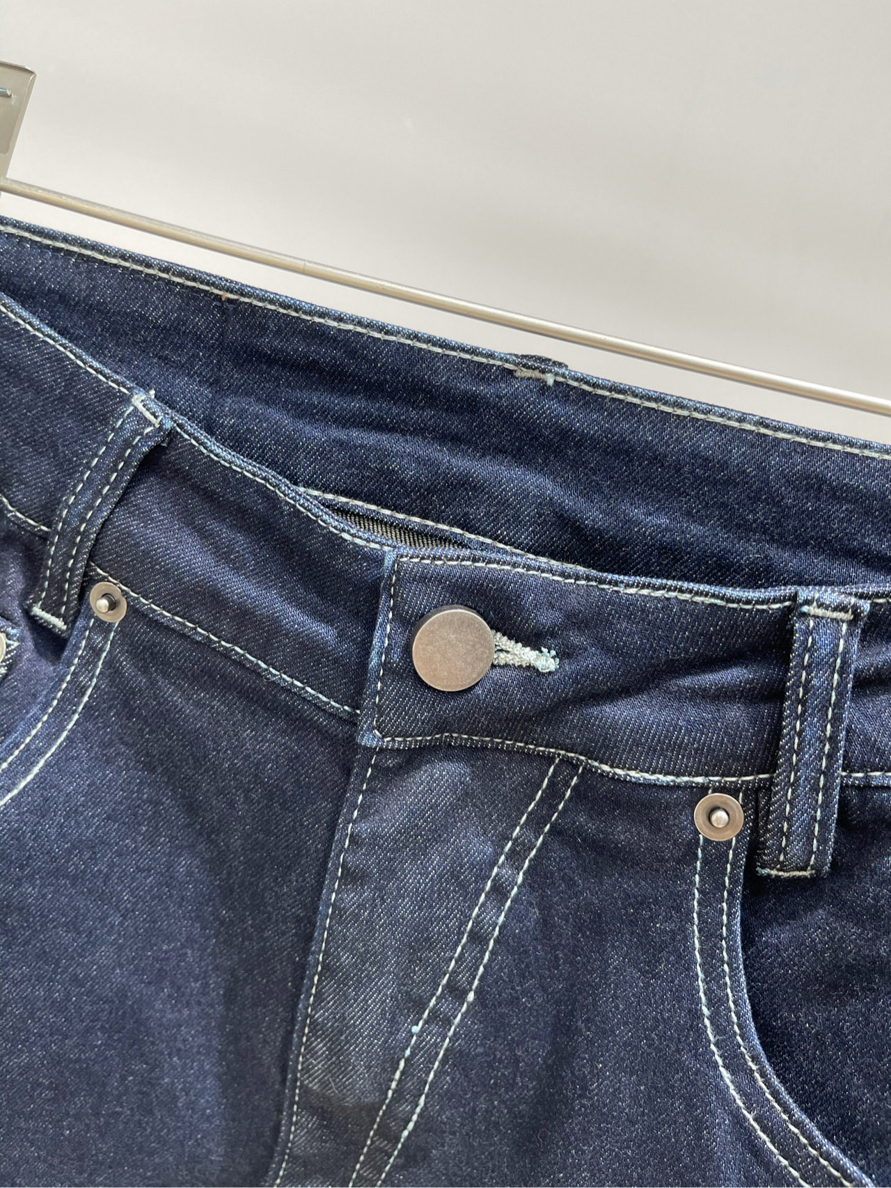 【Ash原色深蓝喇叭牛仔裤】🔺，面料：牛仔棉颜色：深蓝天啦噜 腿精本精｜AIMSH|||aim sh的裤