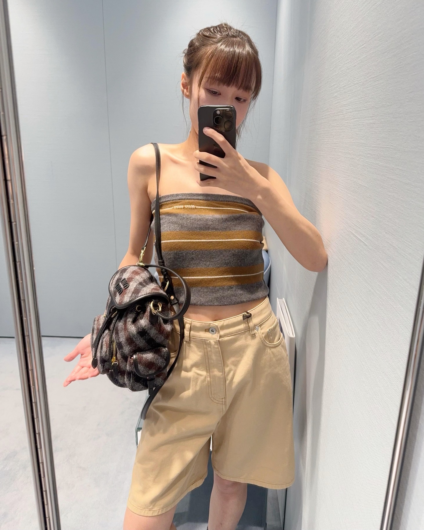 NO:563172,Color block knitted tube top striped knitted single product, alexander wang19860909拼色针织抹胸条纹针织单品,,alexander wang,Women's clothing