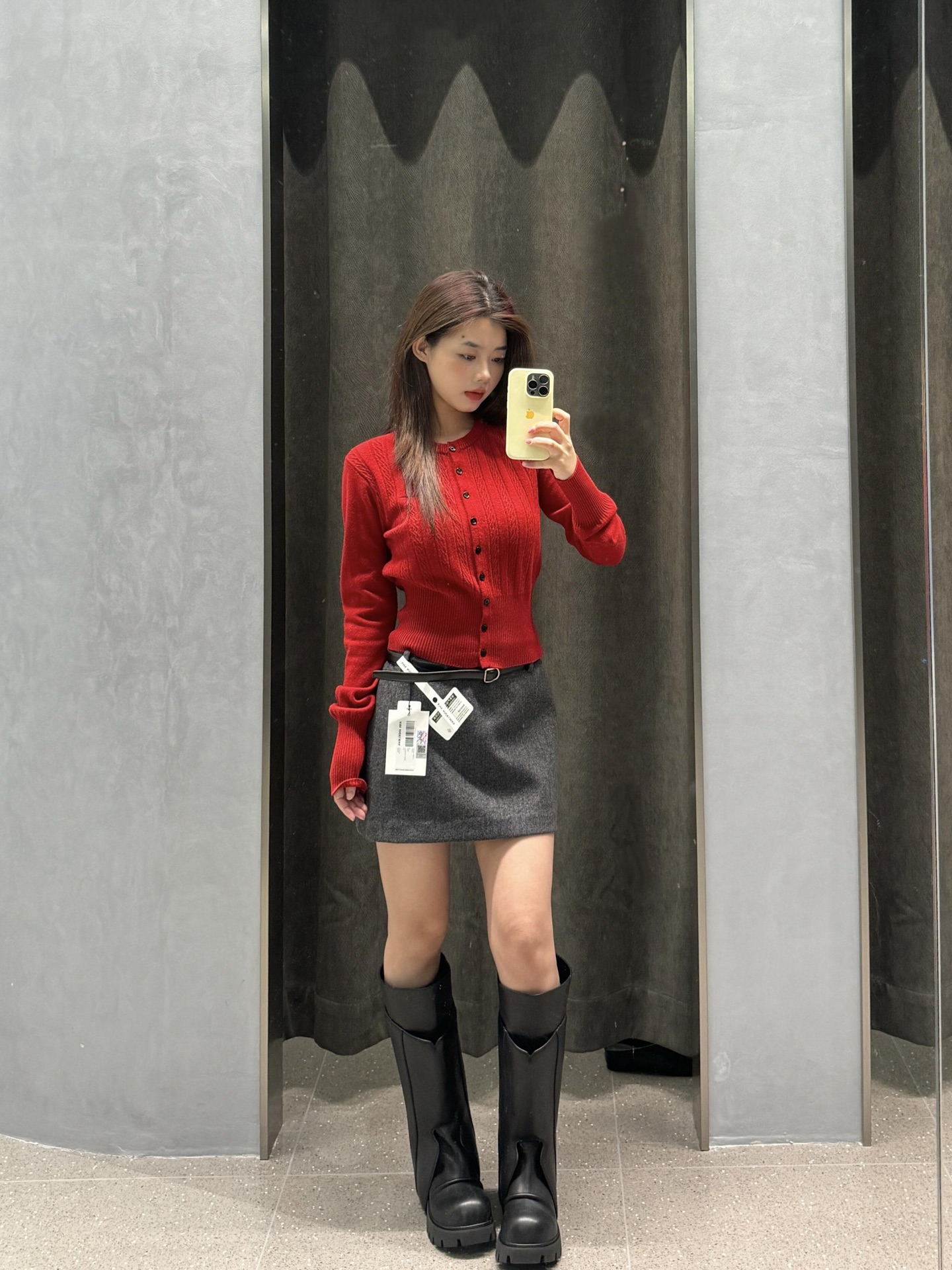 NO:649409,Slim fit waist design,,alexander wang19860909修身收腰设计,,alexander wang,Women's clothing