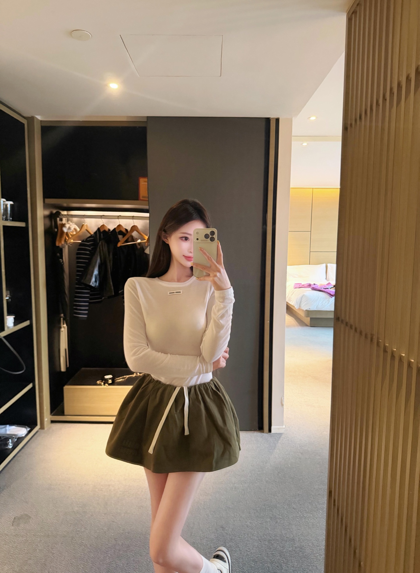 NO:739343,See-through T-skirt paired with short skirt~,,skirts,19860909透视T裙搭配短裙～,,skirts,,Women's clothing