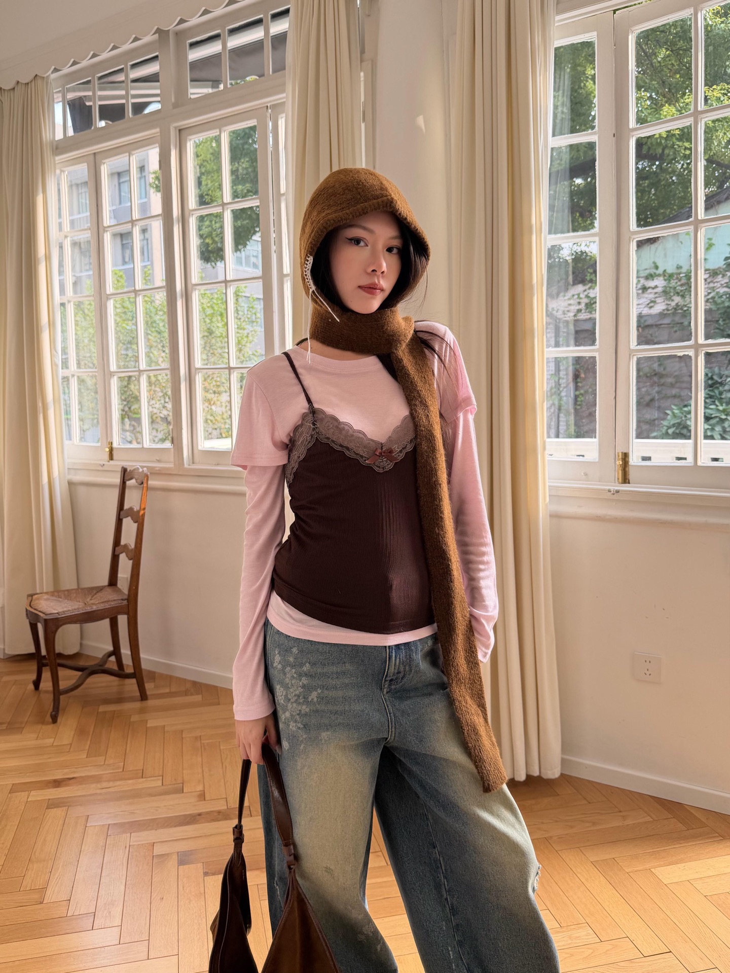 NO:761552,Pink upper body effect~,,19860909粉色上身效果～,,,Women's clothing