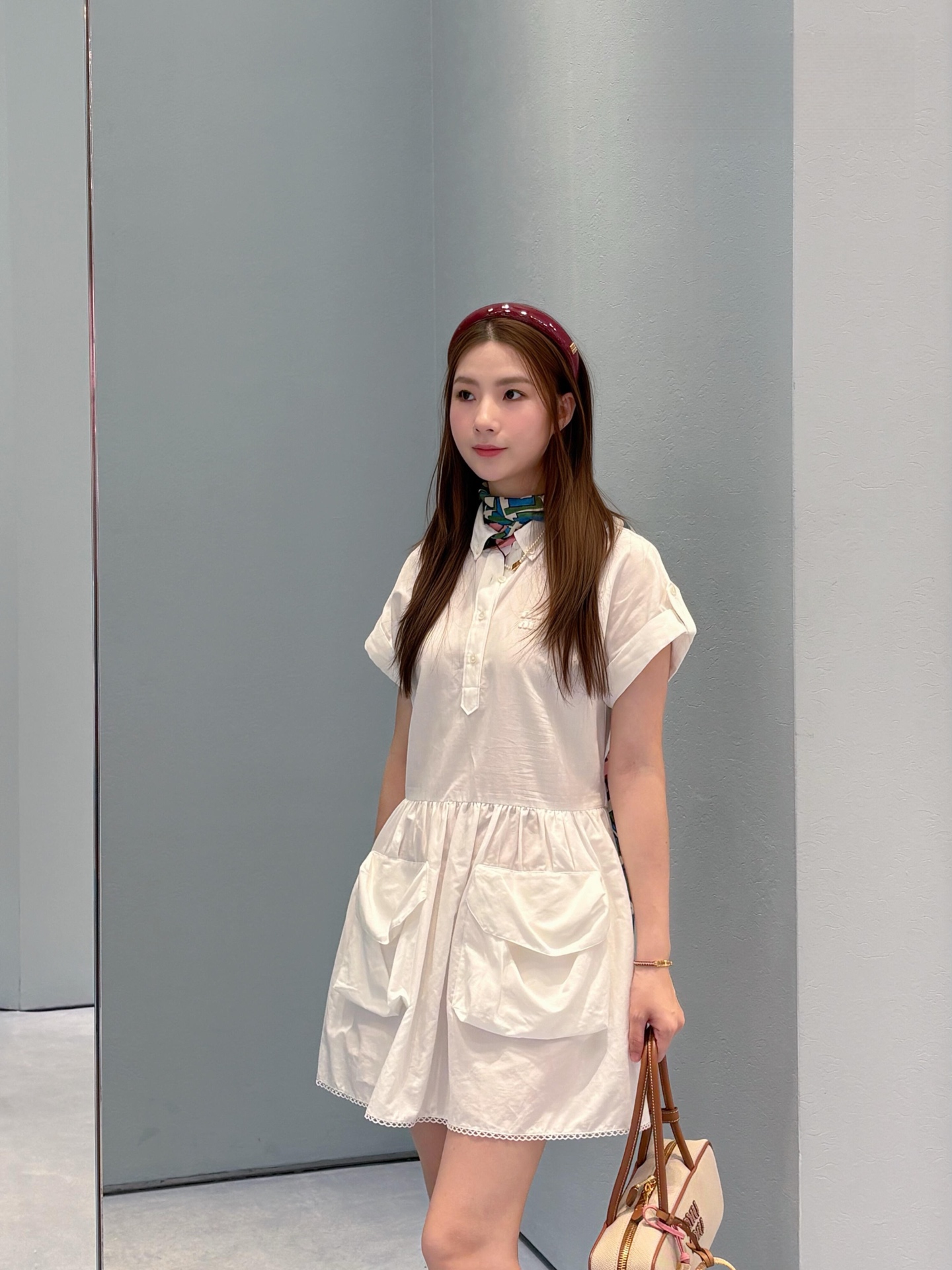 NO:801996,Made of pure cotton, light and breathable, super comfortable to wear in summer!  Polo collar + chest embroidery, perfect details,19860909采用纯棉材质,轻盈透气,夏天穿超舒服！ Polo领+胸前刺绣,细节满分,,,Women's clothing