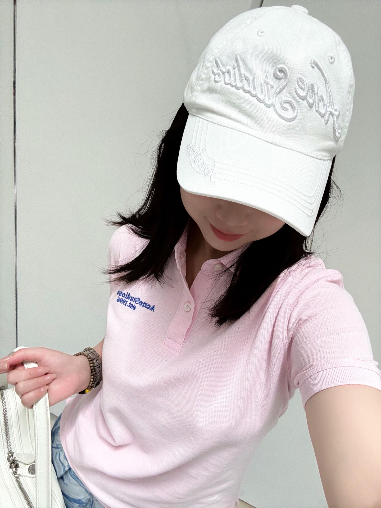 NO:840668,Made of pique mesh fabric, breathable and skin-friendly, super comfortable to wear in spring and summer!  Classic lapel + three buttons,,19860909选用珠地网眼面料,透气又亲肤 春夏穿超舒服！ 经典翻领+三颗纽扣,,,Women's clothing