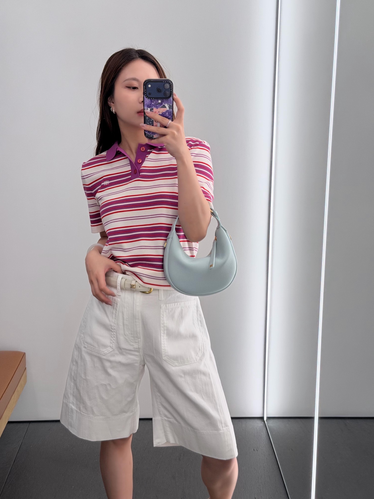 NO:893286,Customized cotton material, soft and skin-friendly, super comfortable to wear in summer. Classic lapel + Triomhe embroidery on the chest, low-key and recognizable.19860909定制棉料,柔软亲肤,夏天穿超舒服 经典翻领+胸前Triomhe刺绣 低调又有辨识度,,,Women's clothing