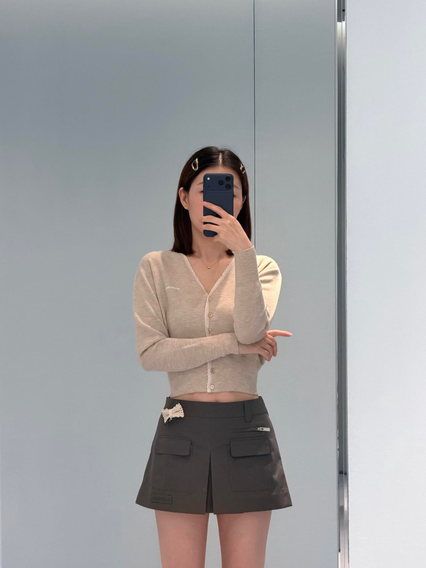 NO:932824,Lace knitted sweater is playful and age-reducing. Gentle cream Korean style suit | Light apricot knitted cardigan is soft and skin-friendly,,19860909蕾丝花边针织衫俏皮又减龄 温柔奶油系韩系套装| 浅杏针织开衫软糯亲肤,,,Women's clothing