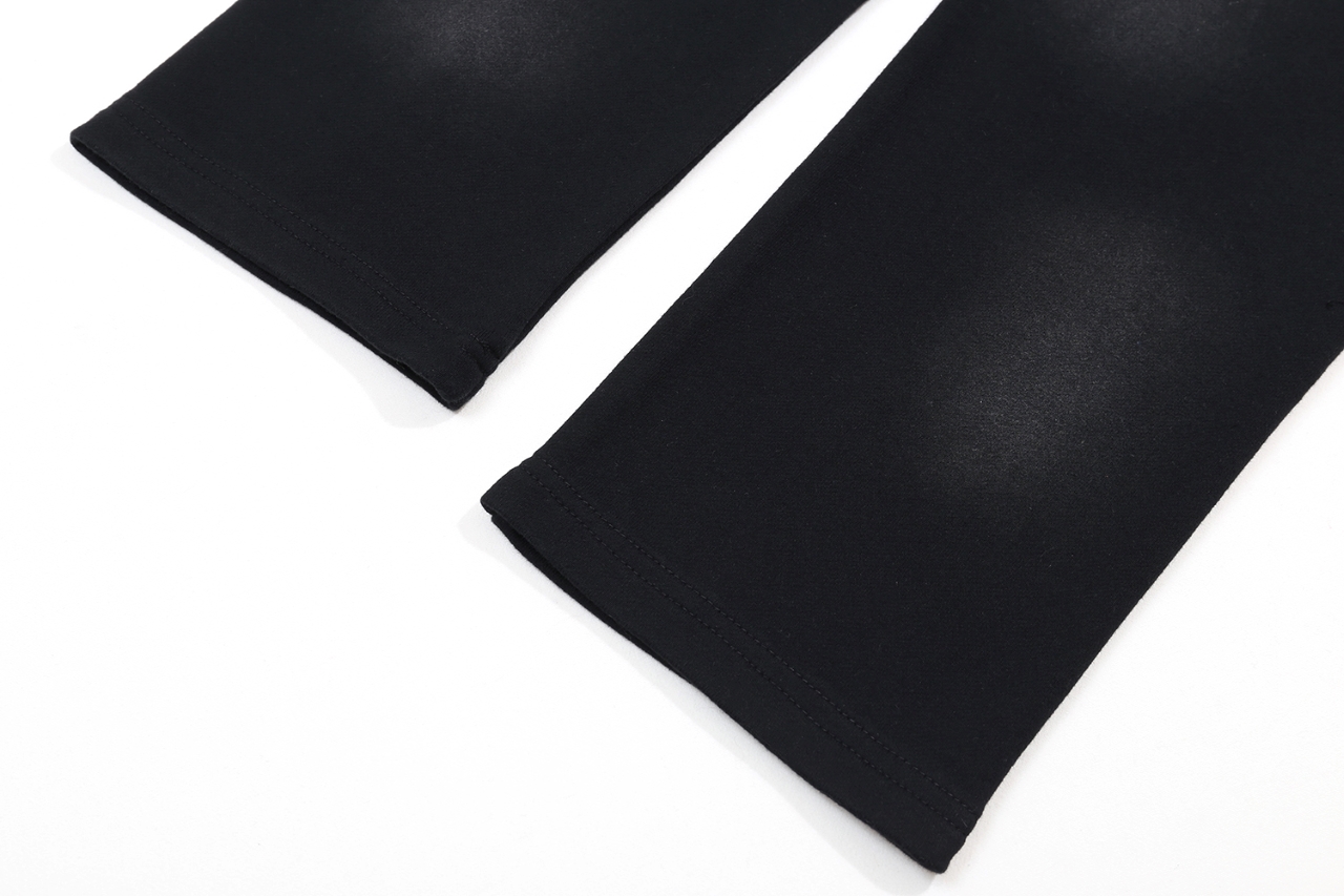 “K-# Laundry Cotton Fabric Hellstar in Black, Blue, Grey, Sizes S~XL” - 图片 7