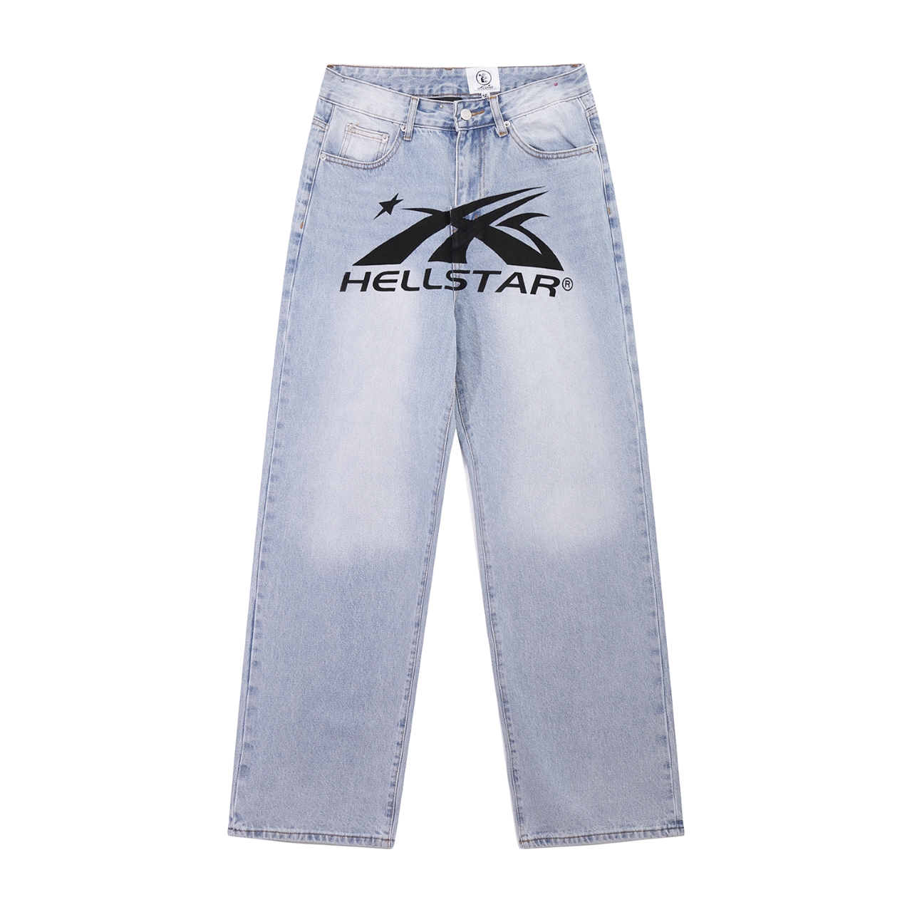 Hellstar’s New Water Wash Blue Denim Jacket in Sizes S to XL – Style #265